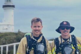 Byron Bay firefighters Movember