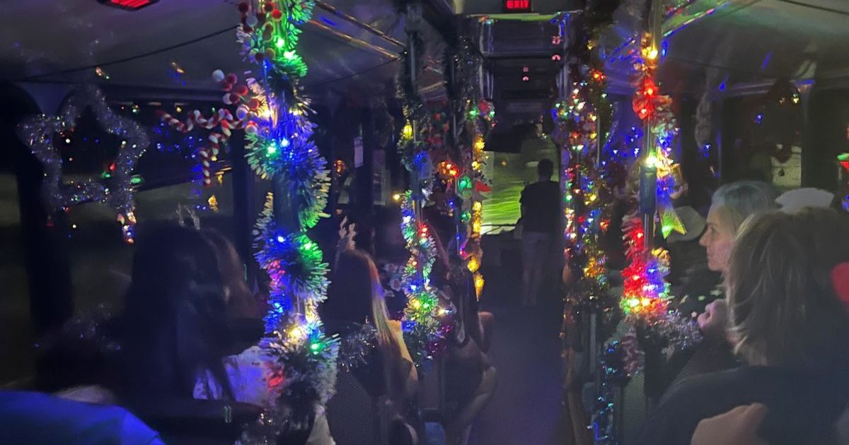 Ballina Buslines Christmas lights tour Salvation Army