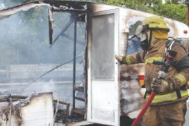 Caravan fire safety
