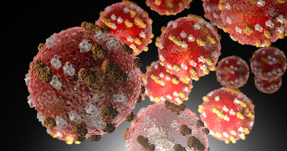 The measles virus is highly contagious and spreads through the air when an infected person coughs or sneezes. Photo: SUPPLIED