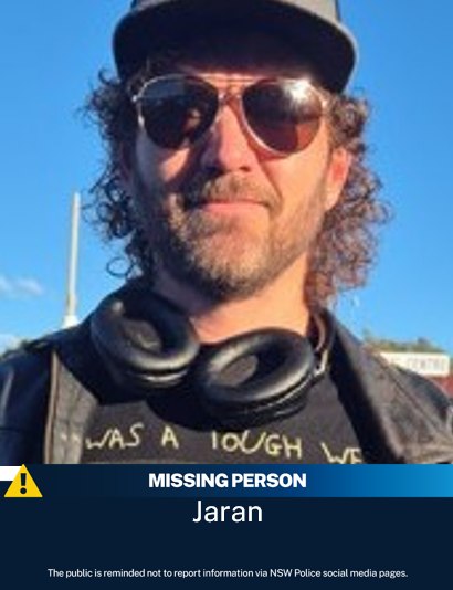 NSW Police are appealing for help to find Jaran McDonald. Photo: Supplied.
