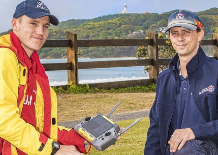 Shark patrol drones