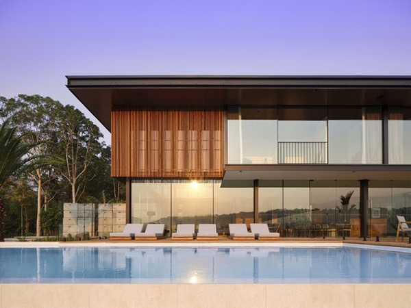 The pool at SOMA, which featured in the TV series Nine Perfect Strangers. Photo: SOMA Lorna Jane.