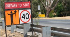 NSW roadwork speed limits