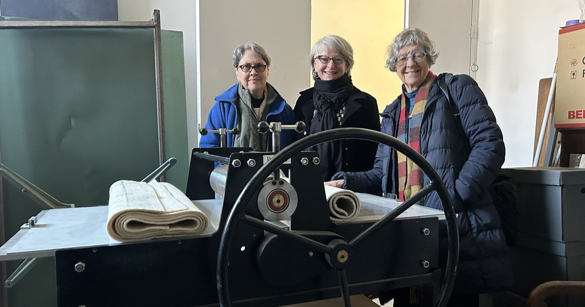 Barwon Heads etching press