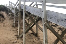 13th Beach staircase