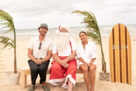 Sandy Santa photos