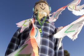 Flying Brick Scarecrow