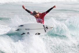 Estella Carbonelli leads the Surfing Australia Junior Series rankings as she closes in on her first national title.