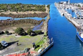 Queenscliff Creek rock embankment