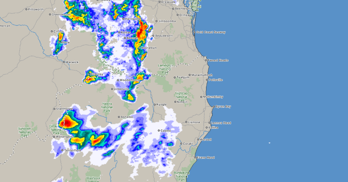 Residents being warned to prepare for another round of destructive thunderstorms. Photo: SUPPLIED