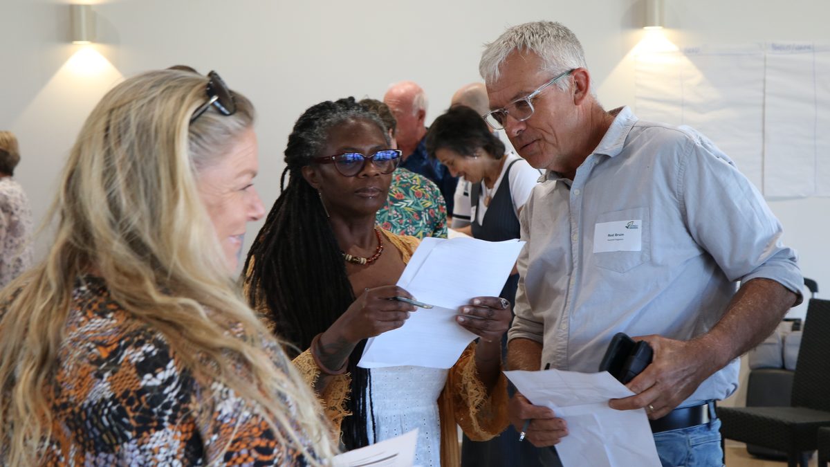 Sustainable leaders share ideas at council's Sustainability Awards networking session which was held last year. Photo: Supplied.