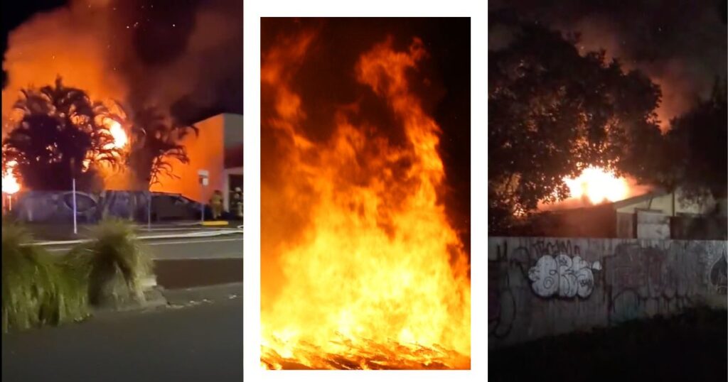 LATEST NEWS: Second Byron CBD inferno in weeks destroys heritage building