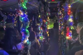 Ballina Buslines Christmas lights tour Salvation Army