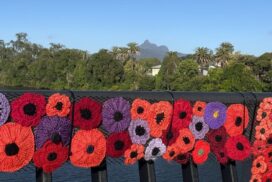 Anzac Day poppies