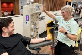 Red Cross blood donation