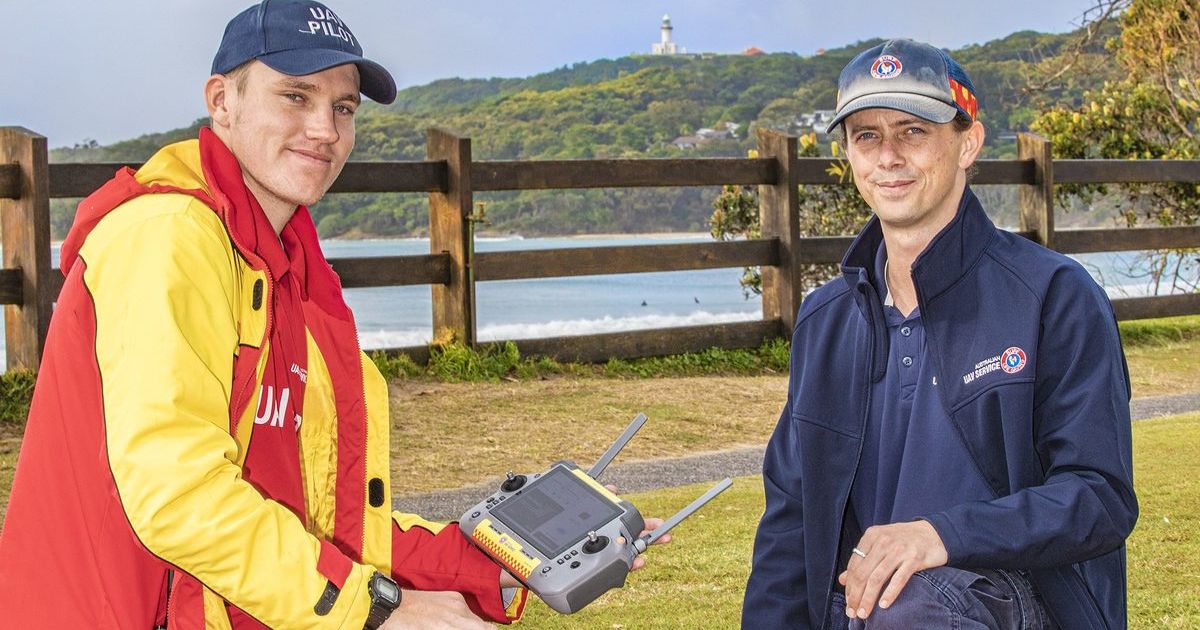 Shark patrol drones