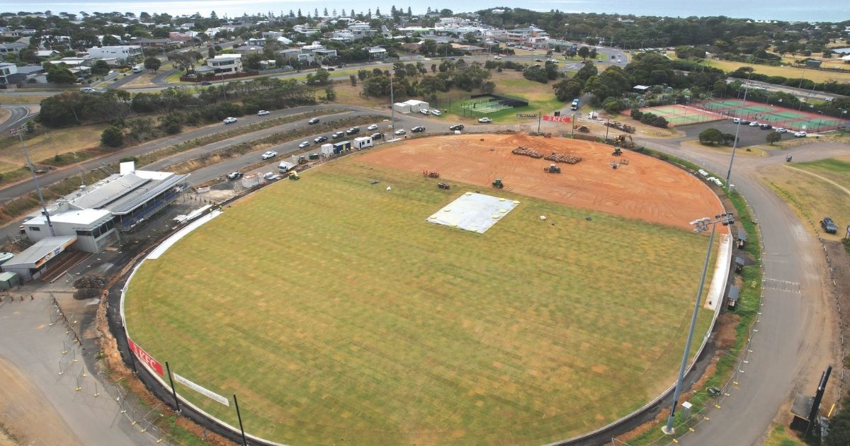 Spring Creek Oval upgrade