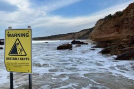 Point Addis cliff collapse