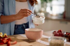 Probiotic yoghurt brain