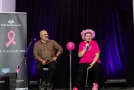 Big V Pink Round