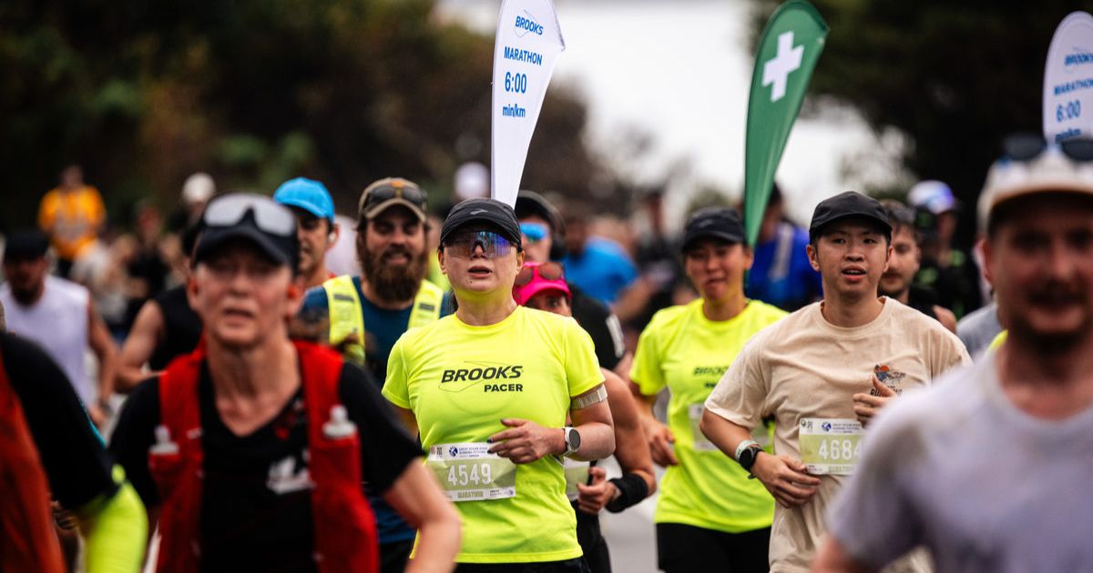 Marathon pace runners