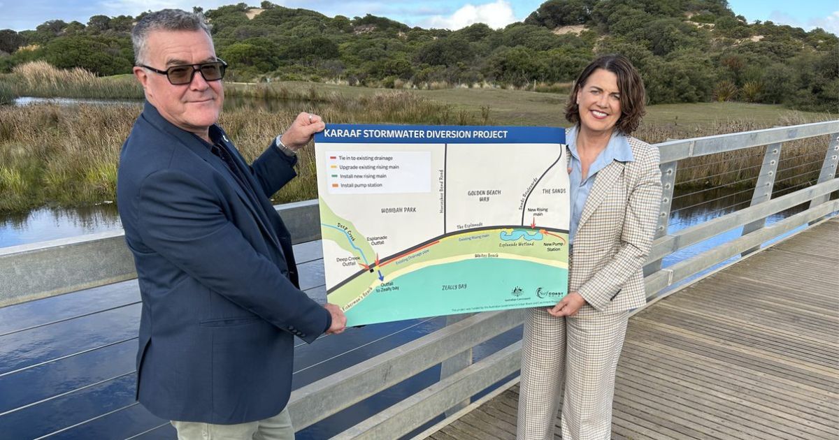 Karaaf Wetlands stormwater diversion