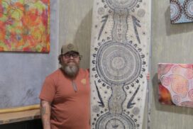 Indigenous surfing art