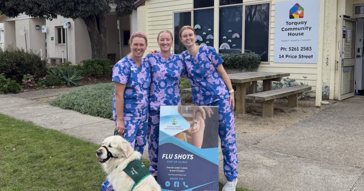 Torquay pop-up flu clinic