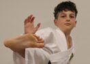 Young karate champion