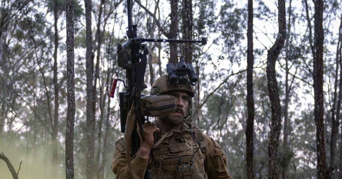Anglesea recruit infantry training