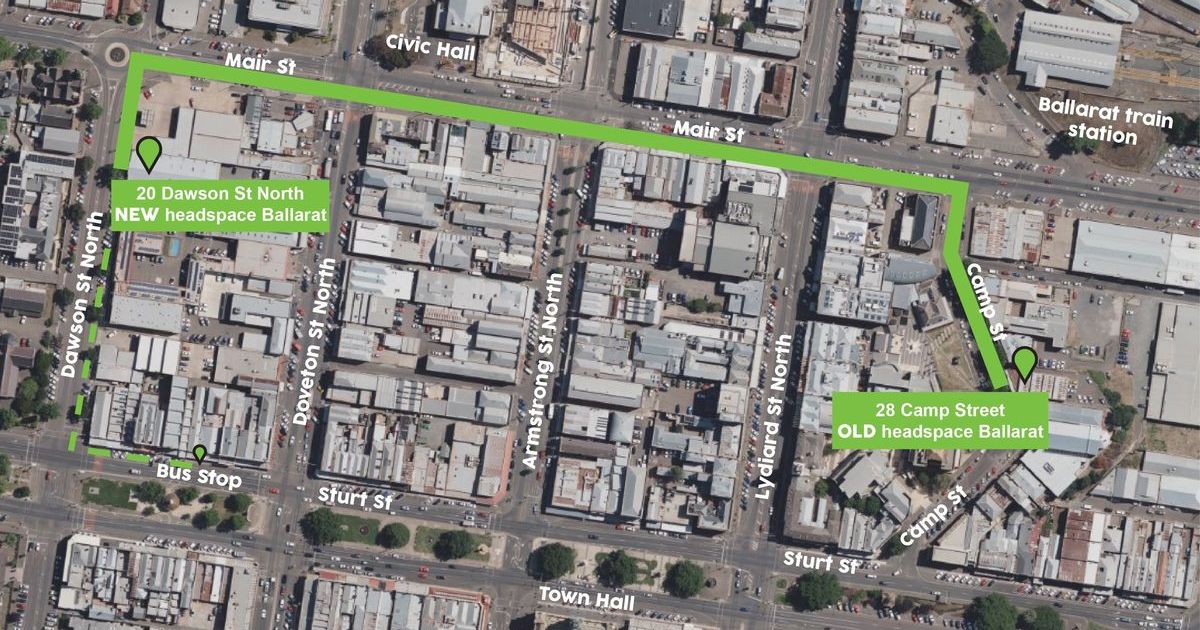 headspace Ballarat relocation