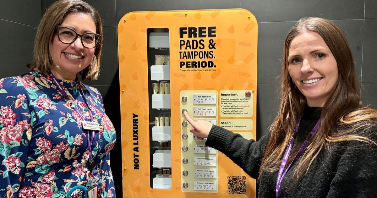 Free menstrual products