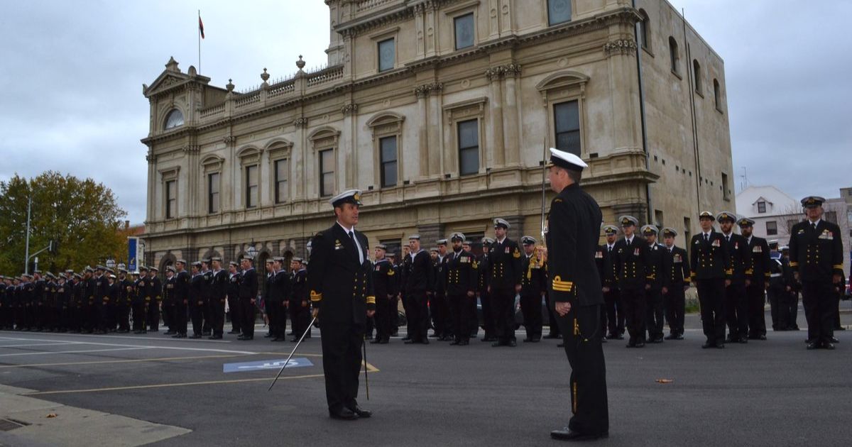 HMAS Ballarat Freedom Entry