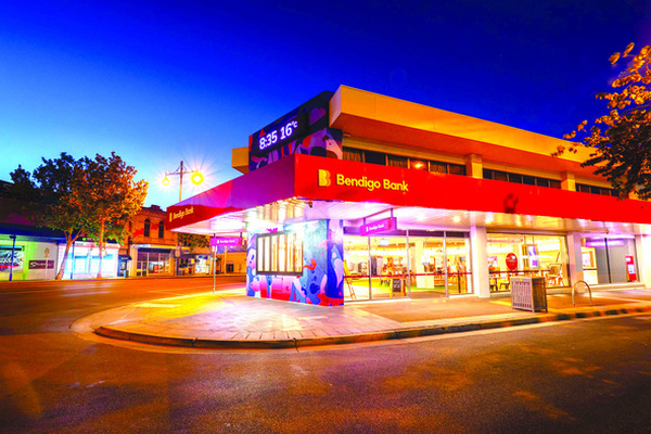 Bendigo Bank's Mitchell Street branch will undergo a $500,000 conversion into what it describes as a